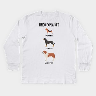 Lingo Explained Kids Long Sleeve T-Shirt